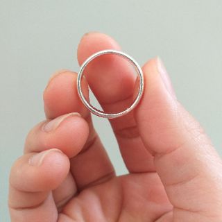 Nhẫn bạc tròn trơn