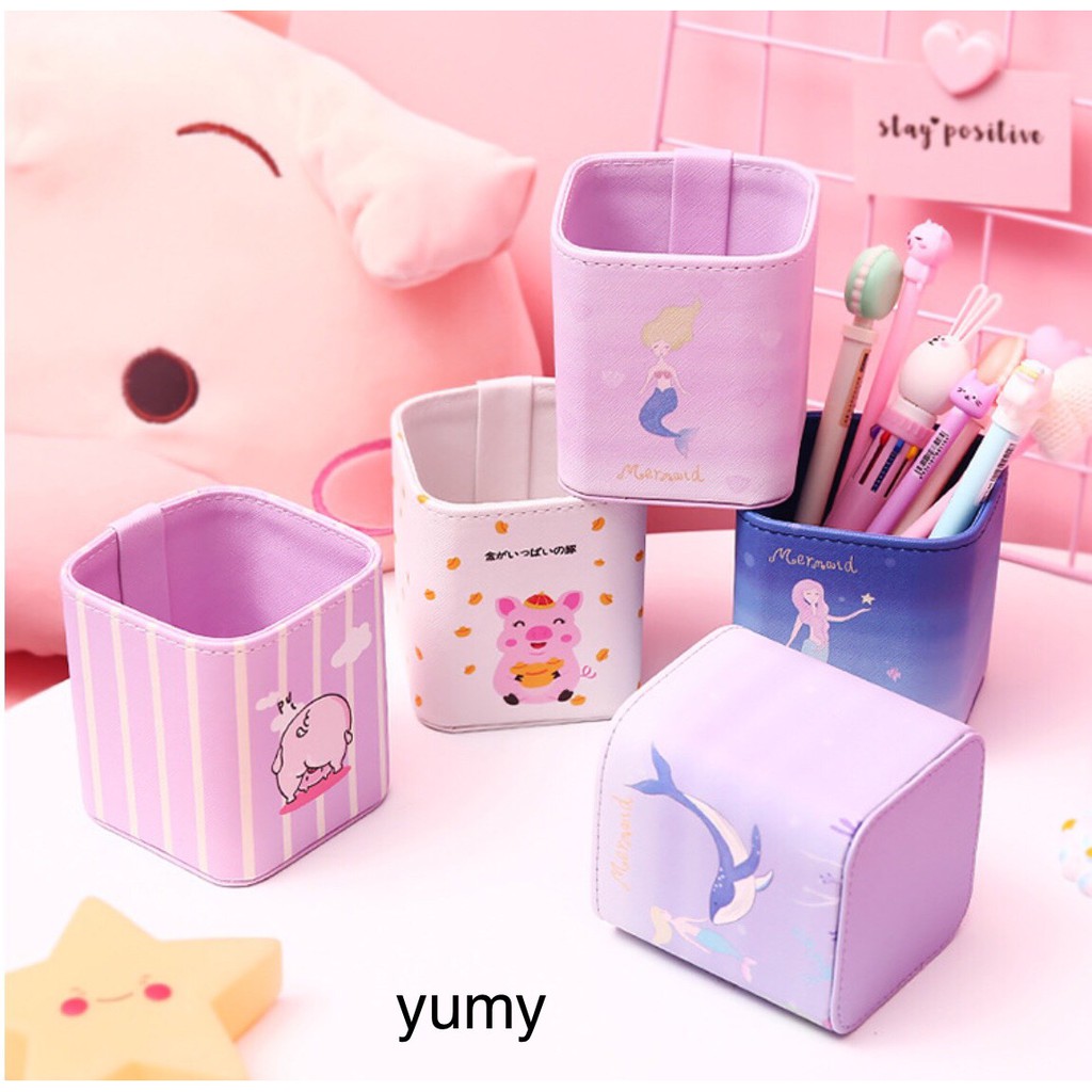 Lọ đựng bút da James Mu