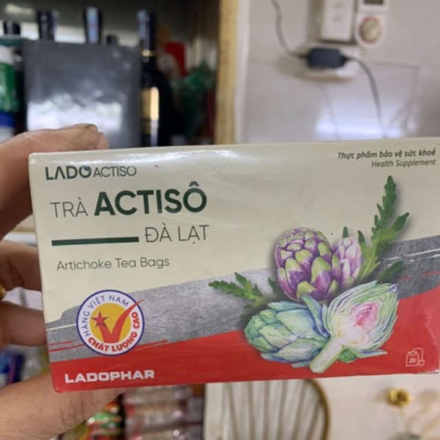 HOT HOT !!! SALE TRÀ ATISO LADOPHAR TÚI LỌC HỘP 20 GÓI (MẪU MỚI)