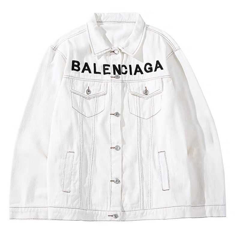 ÁO KHOÁC BÒ BALENCIA MÀU TRẮNG SIÊU HOT