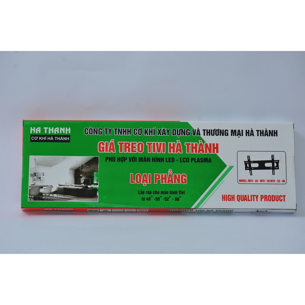 Giá treo tivi thẳng tường 40-60 inch hàng dày đẹp