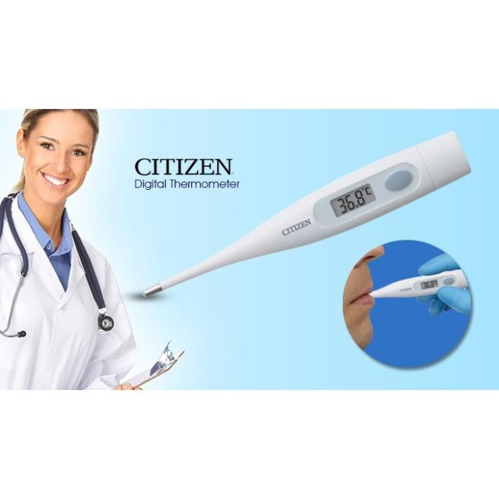 [CHÍNH HÃNG NHẬT BẢN] Nhiệt kế điện tử  Citizen - CTA302 - Phát Tín Hiệu Cảnh Báo Sốt