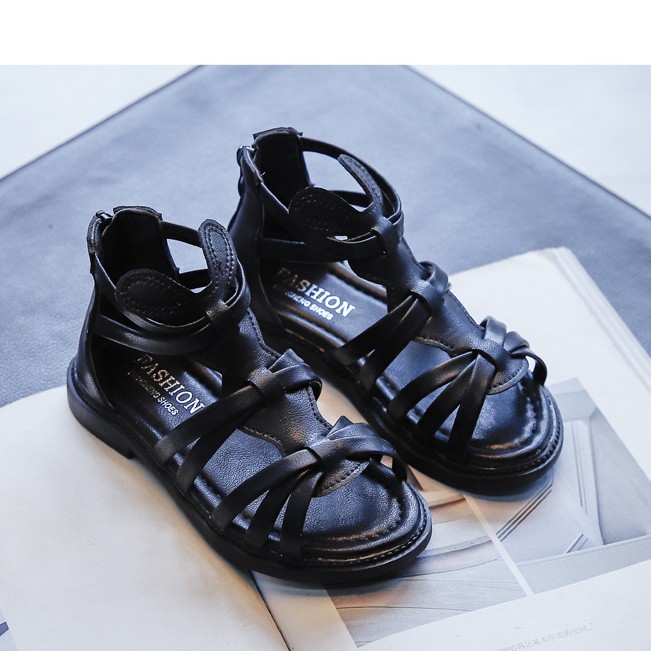 sandal bé gái size 26-36 khóa kéo xinh xắn