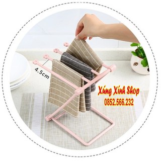 Kê treo khăn, úp cốc đa năng
