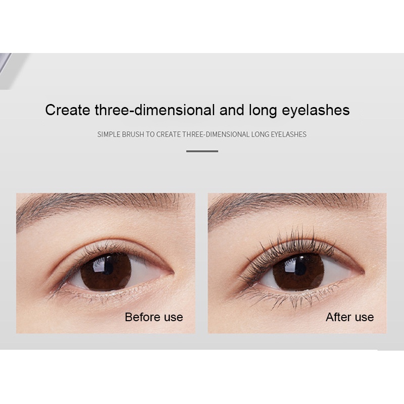 Mascara đầu cọ nhỏ chống nước lâu trôi không lem giúp tạo hàng mi dài cong và dày tự nhiên | BigBuy360 - bigbuy360.vn