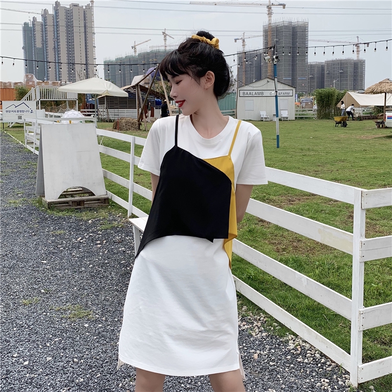 Đầm mini thời trang retro Hàn Quốc sành điệu cho nữ | BigBuy360 - bigbuy360.vn