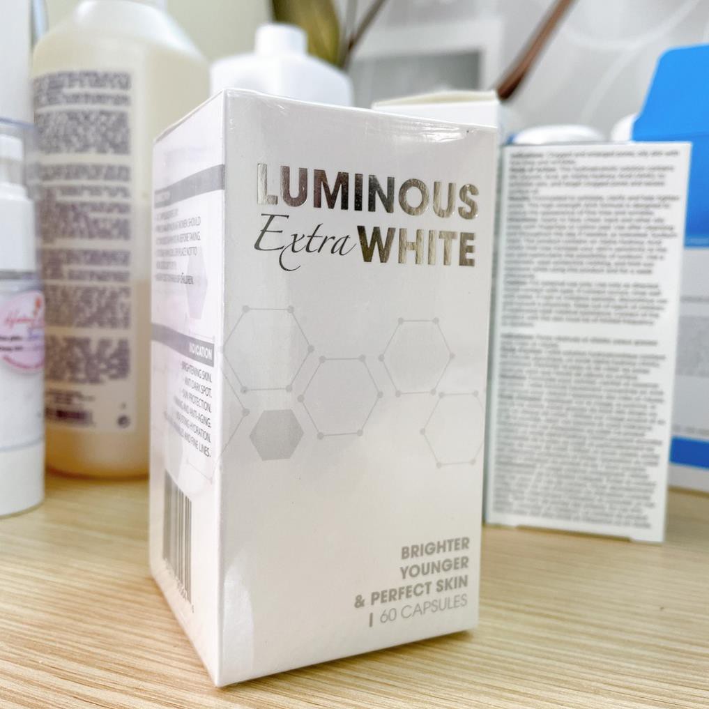 [ CHÍNH HÃNG] Viên Uống Luminous Extra White 60 Viên Giúp Trắng Da Giảm Nám Mờ Đốm Nâu | BigBuy360 - bigbuy360.vn