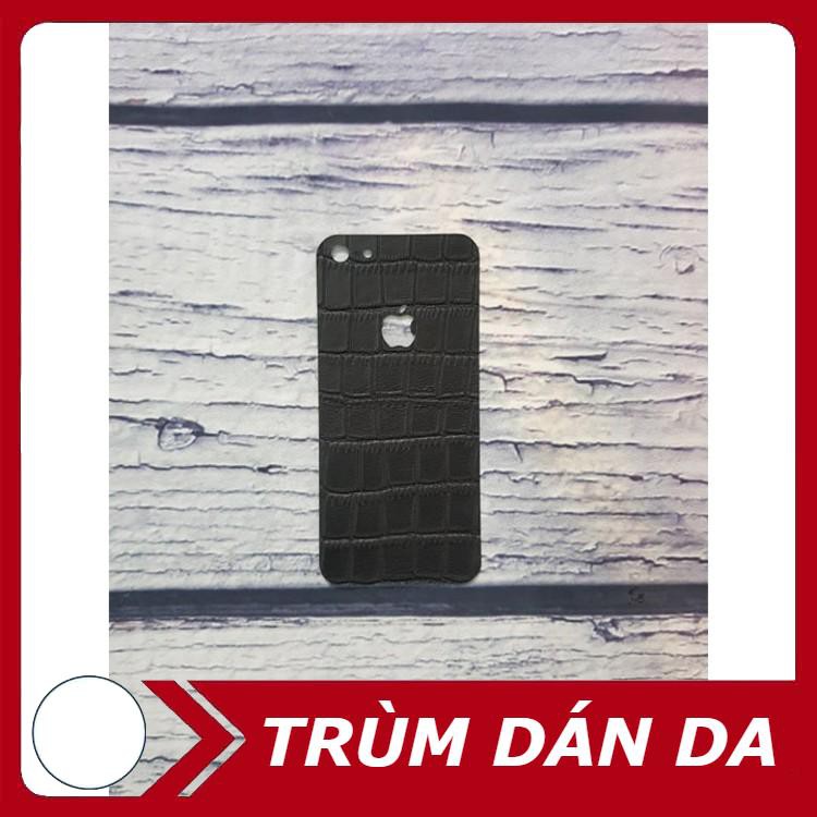 [DÁN DA] Miếng dán da iphone 5 - Da dập vân cá sấu đen - 24