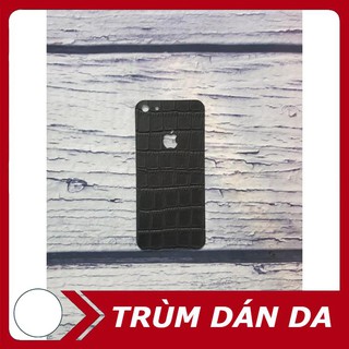 [DÁN DA] Miếng dán da iphone 5 - Da dập vân cá sấu đen - 24