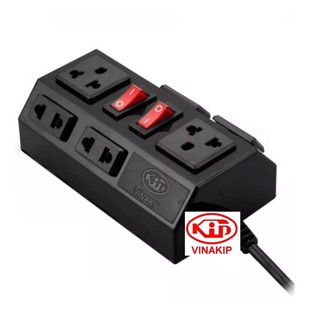 Ổ cắm văn phòng 6 ngả liền dây Vinakip