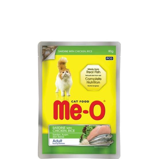 Pate mèo Me-O 80g hàng nhập khẩu Thái Lan đủ vị