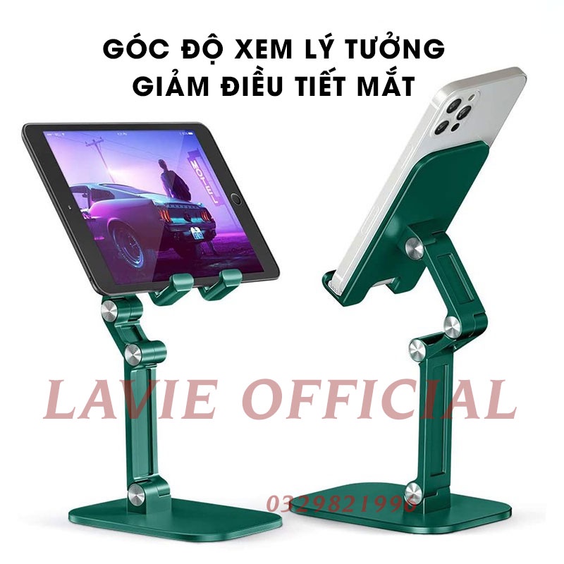 Giá Đỡ Điện Thoại Để Bàn GP - Giá đỡ Máy Tính Bảng Điều Chỉnh Nhiều Góc Độ Xem Phim, LiveStreem, Gọi Video Facetime