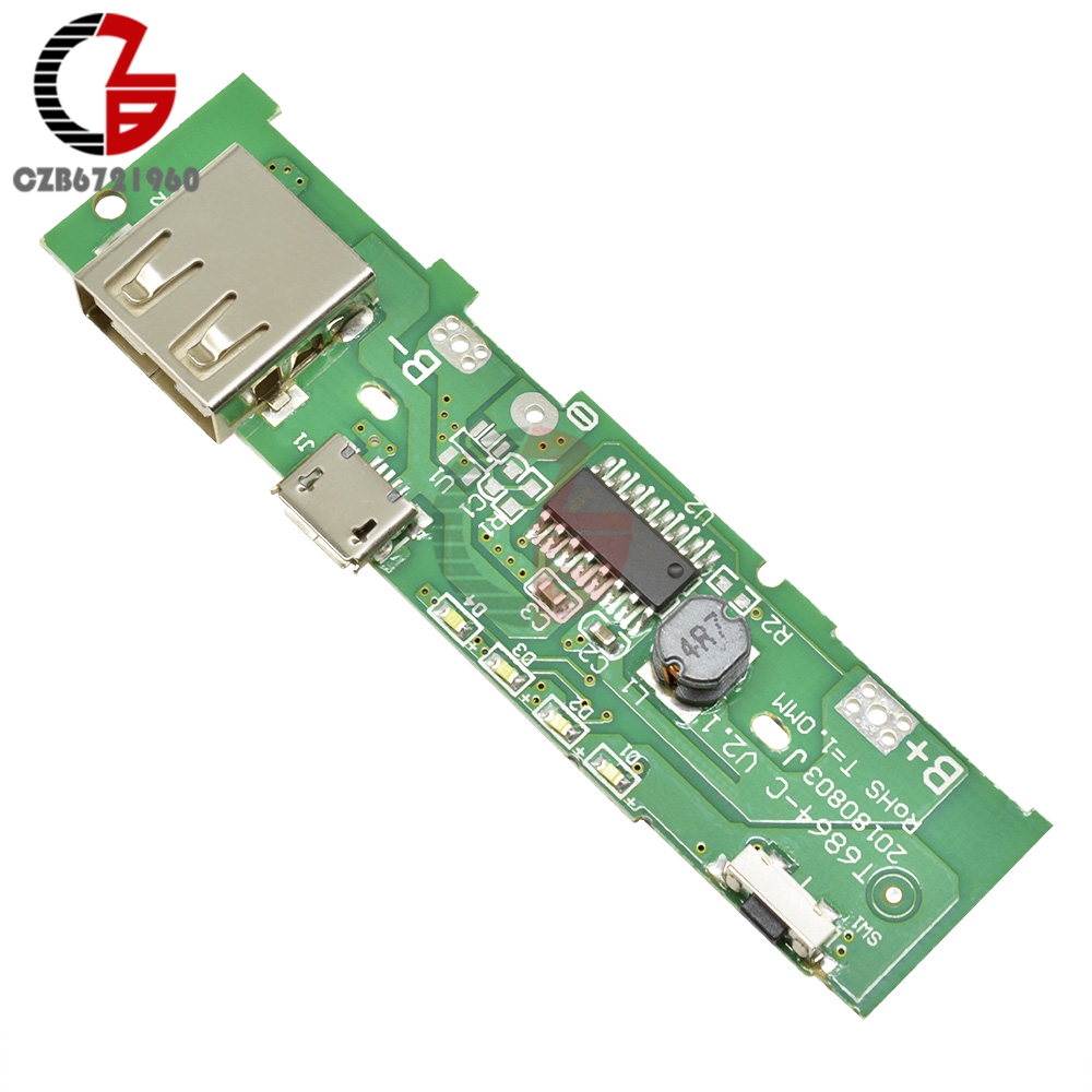 5V 1A 18650 Lithium Battery Charging Board Lipo Li-ion Lead Acide Cell Battery Charge Power Supply Bank Step Up Boost Module