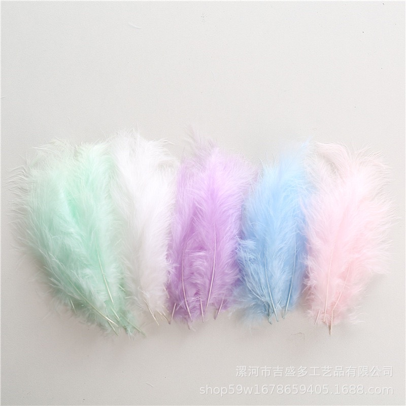 Combo gói 20c lông vũ nhiều màu , phụ kiện làm dreamcatcher, phụ kiện chụp ảnh, thiết kế thời trang