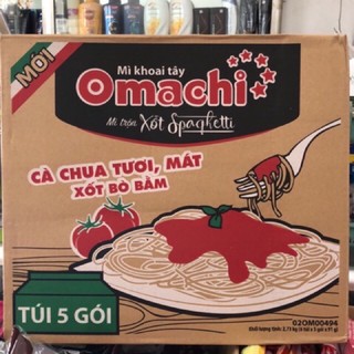 Thùng 30gói Mì trộn Omachi Spaghetti