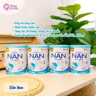 Sữa nan nga số 1,2,3,4 hộp 800g