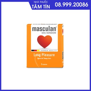 Bao cao su hộp 3 chiếc siêu mỏng nhập khẩu Đức Masculan BCSM002