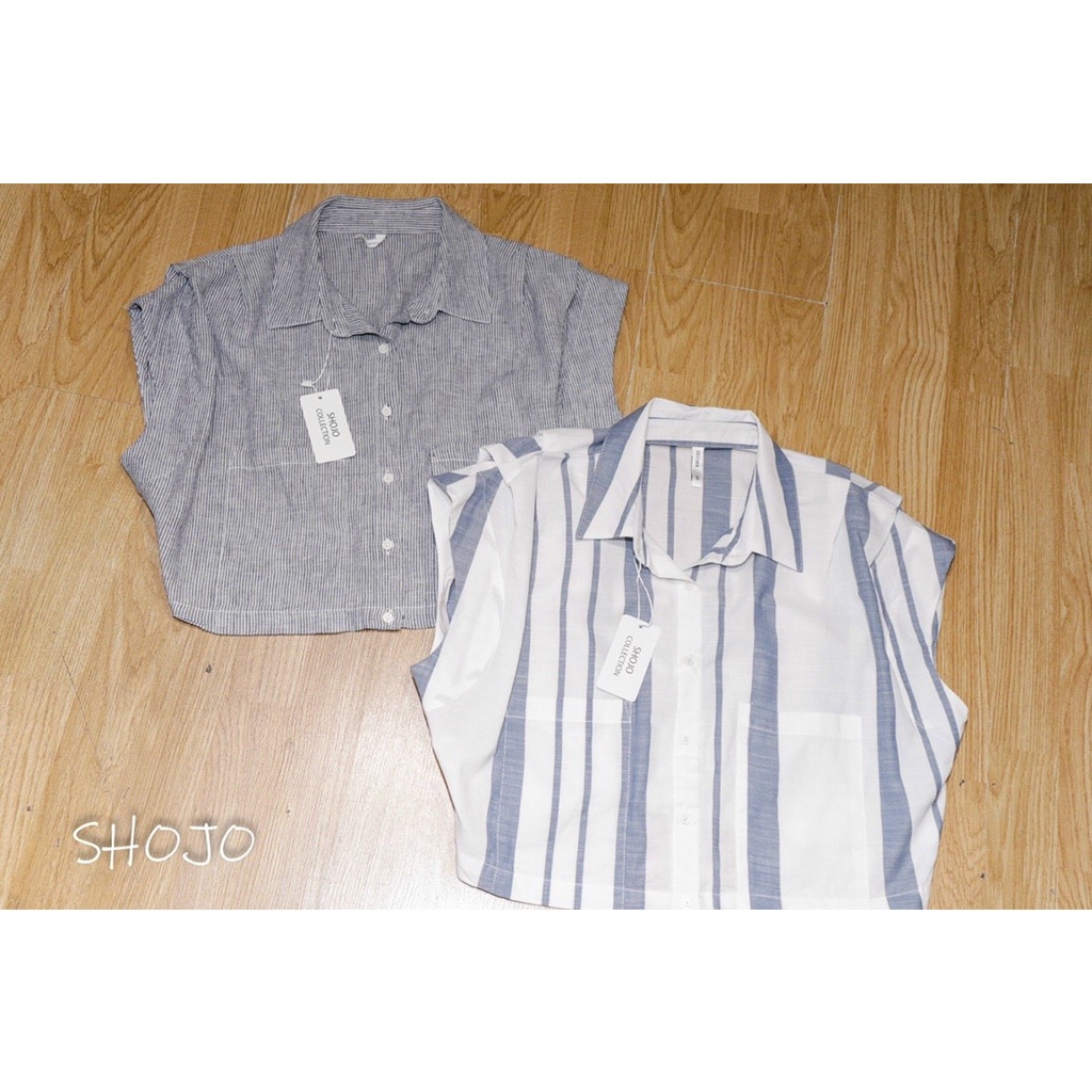 ÁO SƠ MI CROPTOP SHOJO ĐẸP MẮT