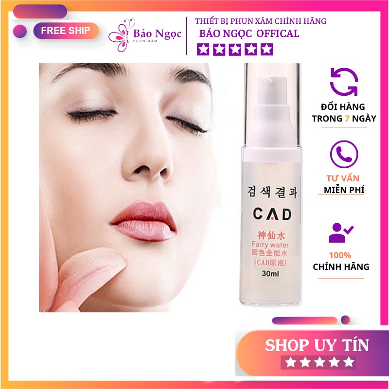 Dung Dịch CAD Pha Mực, Khóa Mực, Kích Màu Xăm 30ml