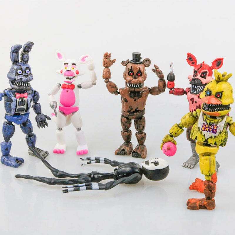 Set 6 Mô Hình Nhân Vật Trong Five Nights At Freddy 's