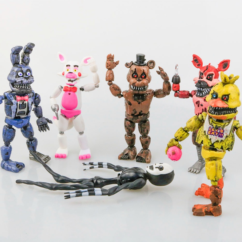 Set 6 Mô Hình Nhân Vật Trong Five Nights At Freddy 's