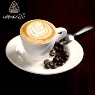 Ly uống cafe espresso sứ Minh Long - tách uống cafe espresso sứ minh long