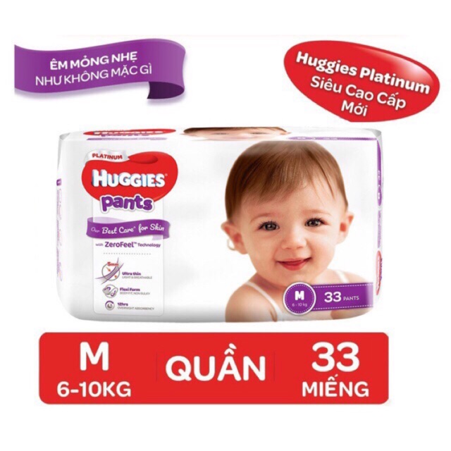Bỉm quần Huggies sai M 33