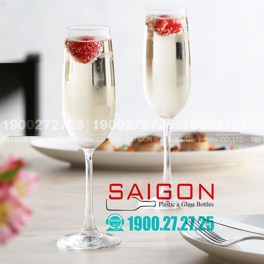 Ly Thủy Tinh Ocean Madison Flute Champagne 210ml | 1015F07 , Nhập Khẩu Thái Lan