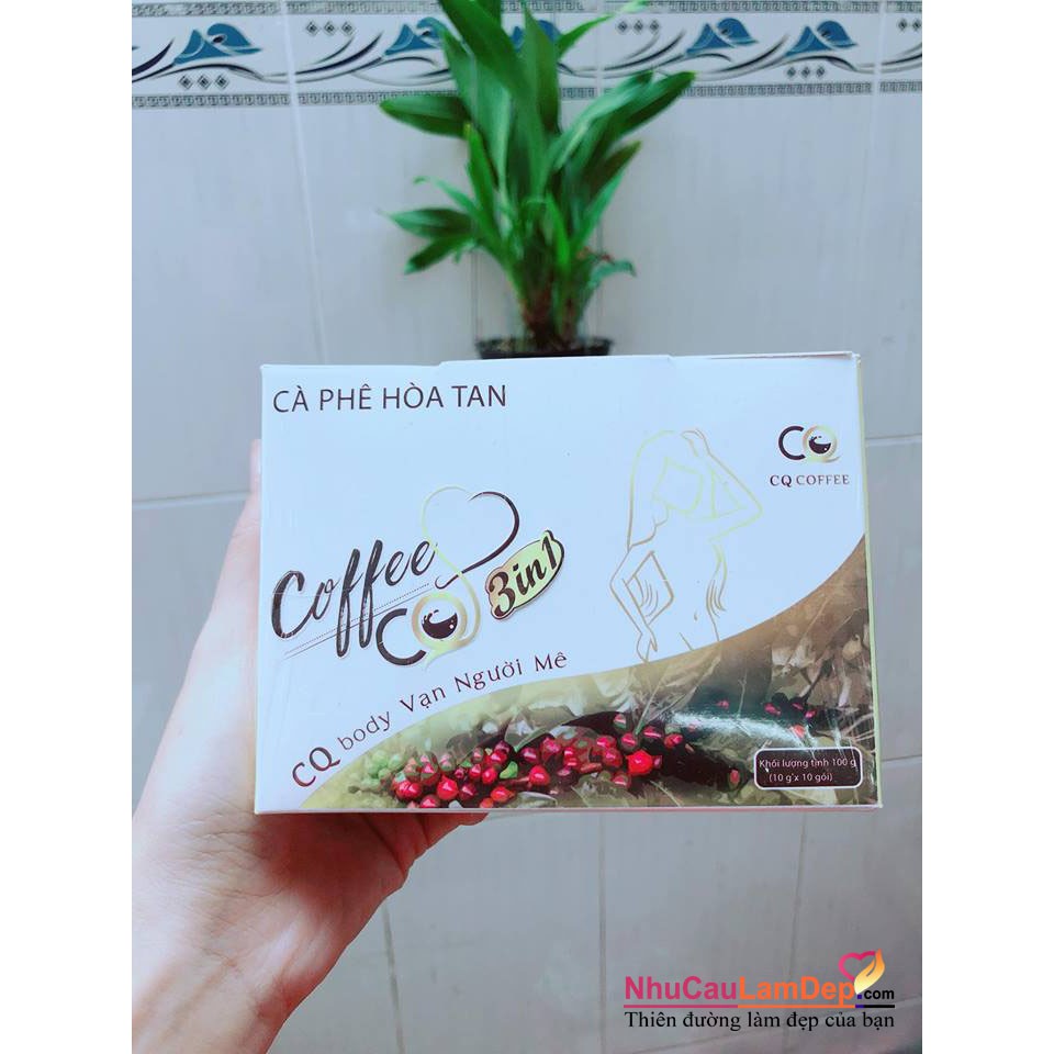 Cà Phê Giảm Cân Thái Lan CQ Coffee (Hộp 10 gói)
