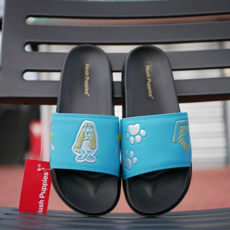 Dép sandal PUPPIES SCRIPT BLACK TOSCA cho nam và nữ
