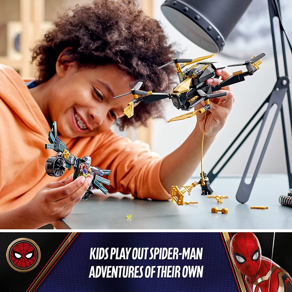 Lego Super Heroes 76195 - Spider-Man’s Drone Duel - Bộ xếp hình Lego Trận chiến trên không