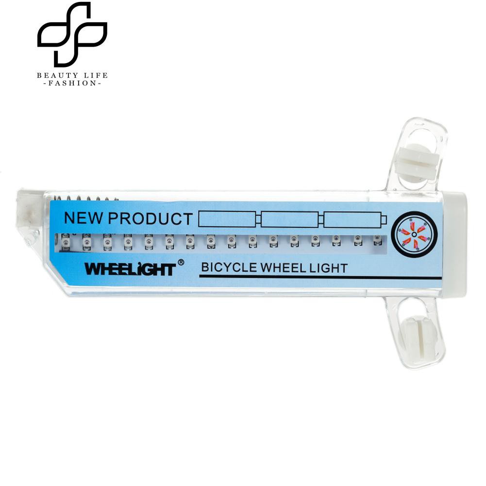 Đèn LED nhiều màu chống nước gắn căm xe đạp