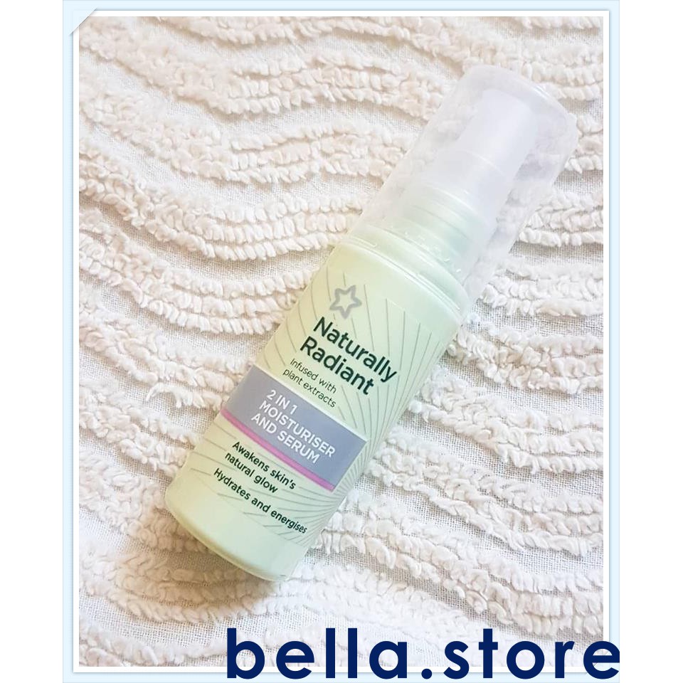 Gel dưỡng ẩm sáng da Naturally Radiant 2 in 1 Moisturiser & Serum