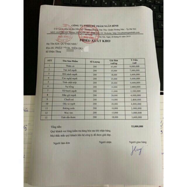 Combo 2 Cao tinh nghệ Ngân Bình