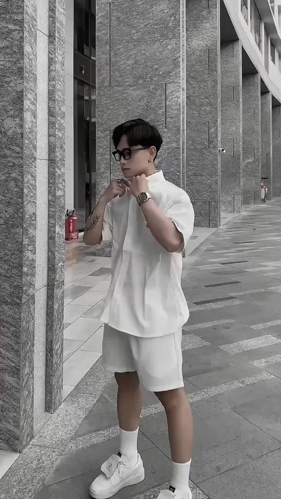 Đồ bộ Steve unisex cao cấp, set đồ nam chất liệu nhung tăm local brand | BigBuy360 - bigbuy360.vn