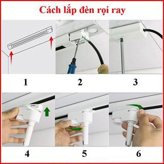 ĐÈN RỌI MẮT ẾCH GẮN THANH RAY.