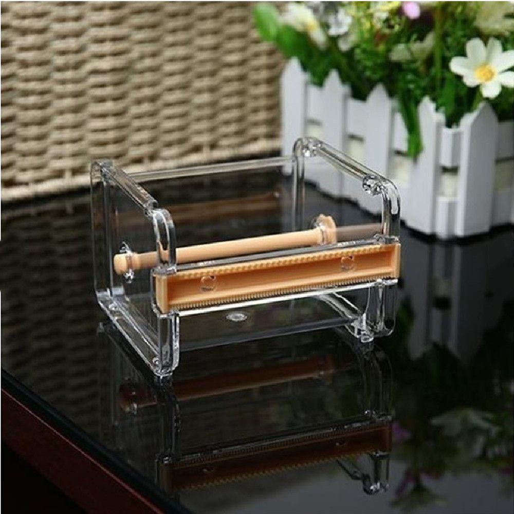 Hộp Đựng Băng Keo/ Cuộn Băng Keo Trong Suốt Đa Năng Tiện Dụng