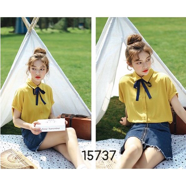 Sơ Mi BIGSIZE somi Nơ 15737