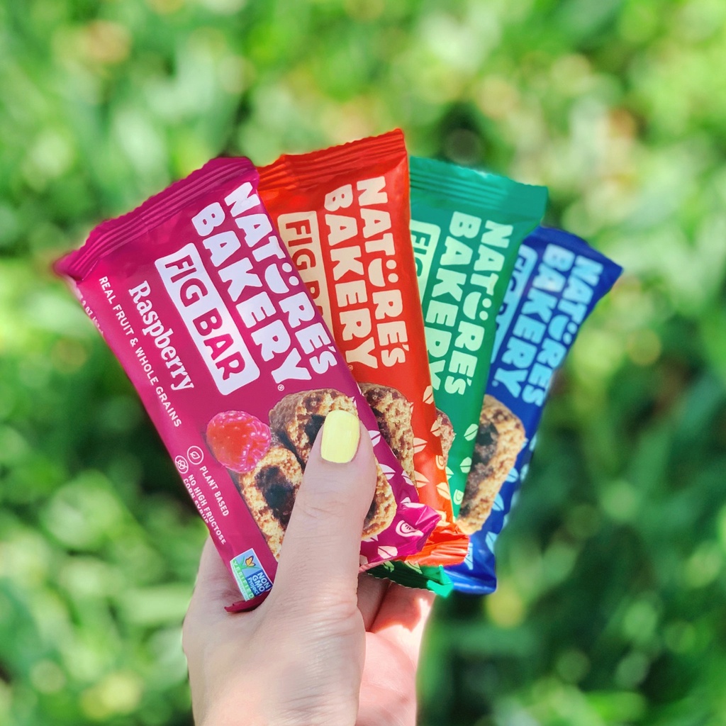 Bánh Nature's Bakery vị Brownie, Raspberry Fig, Blueberry, Strawberry gói 40-57g - USA/ Brownie Bar/ Whole Grains