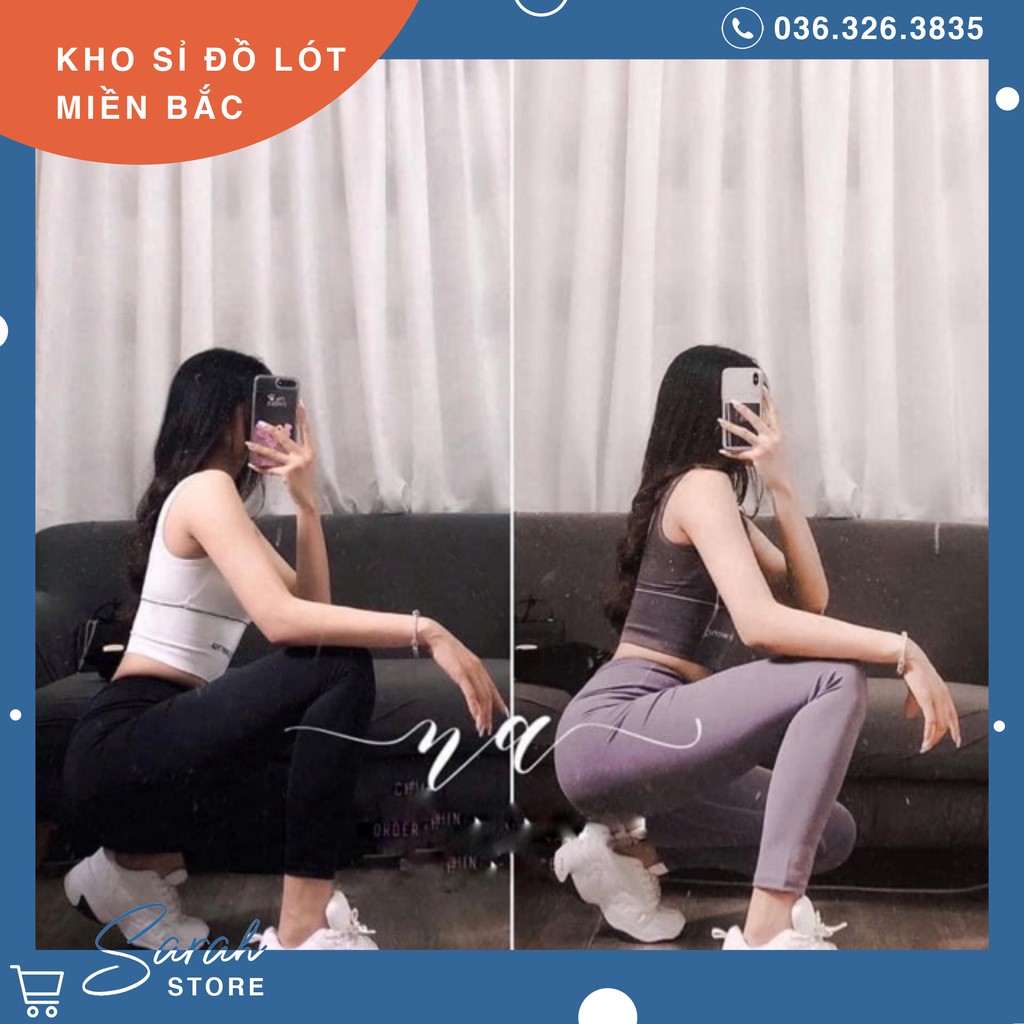 Áo bra gym yoga bra thể thao dáng crotop hàng xịn giá rẻ alaxendre weng