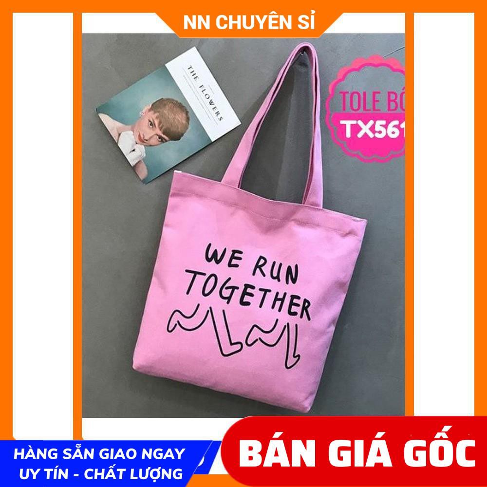 TÚI TOTE IN CHỮ XINH XẮN TX561⚡ẢNH THẬT⚡TÚI XÁCH GIÁ RẺ ⚡ TÚI TOTE BỐ