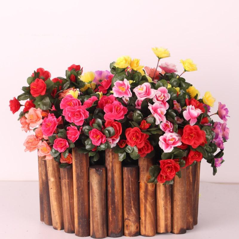 Hoa giả, bó hoa hải đườn 20 bông trang trí nhà cửa đẹp, decor sự kiện