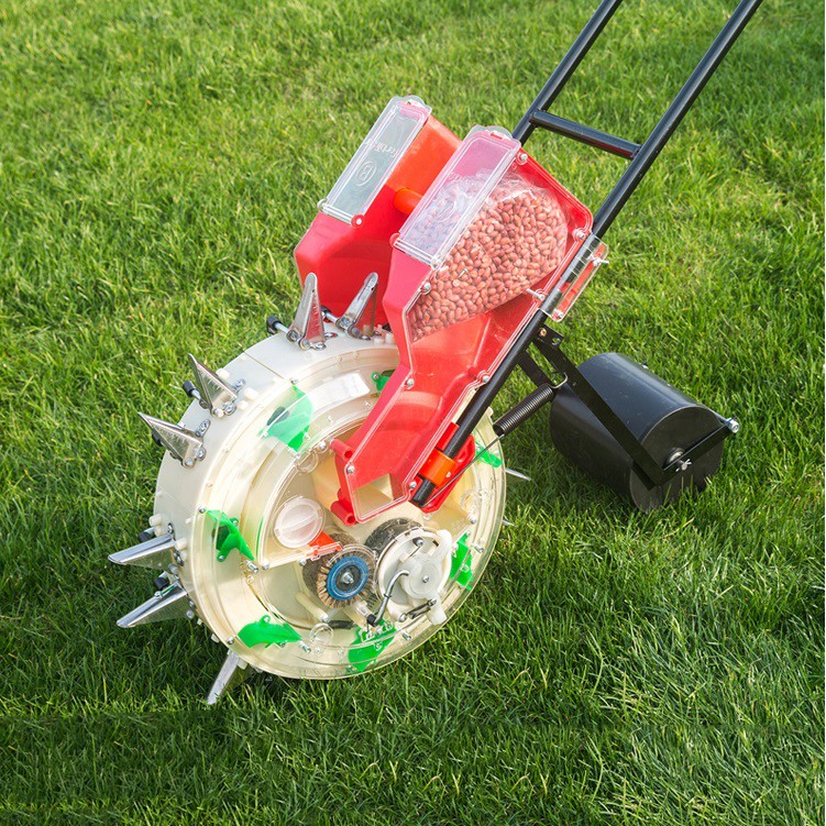Máy gieo hạt tự động, Kết hợp bón phân thẳng hàng (14 răng - 7 răng kép - 23cm), máy tỉa hạt, máy tỉa bắp, mỏ inox