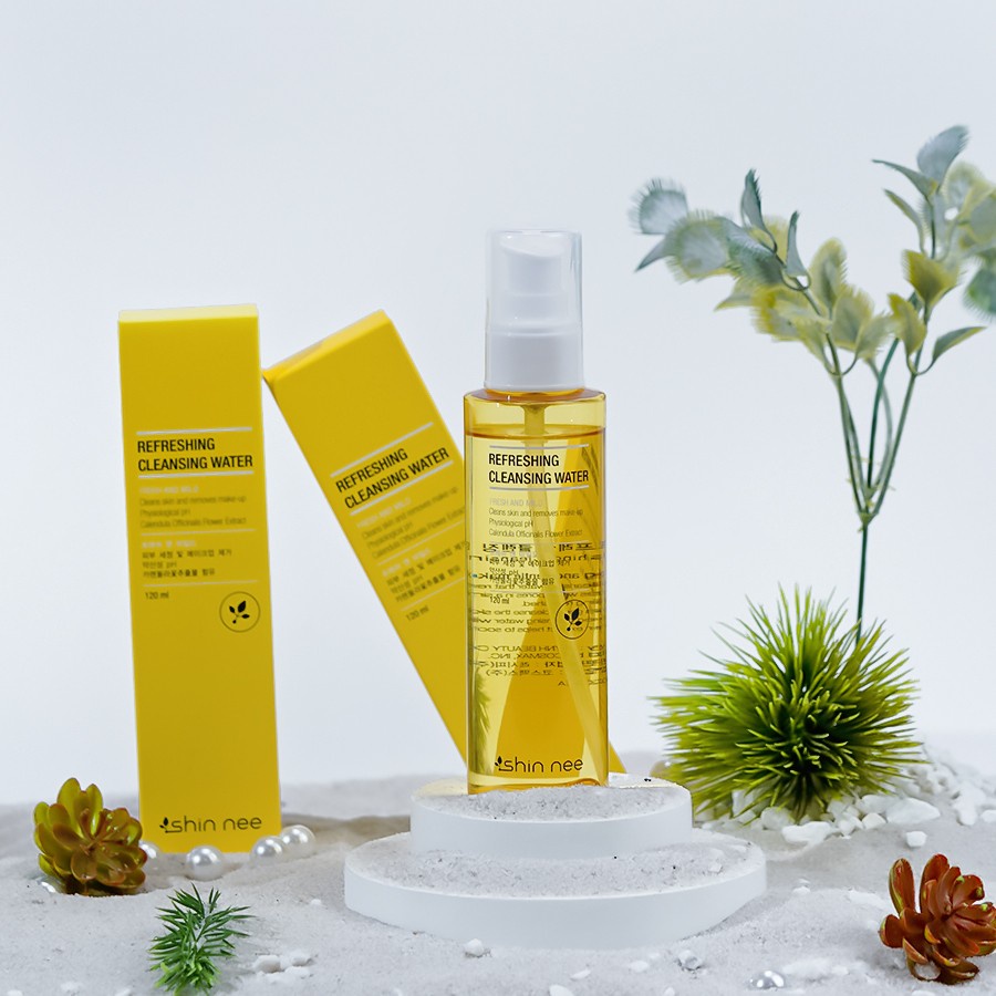 Nước tẩy trang rửa mặt Shin Nee Hoa Cúc Trà Xanh (120ml)