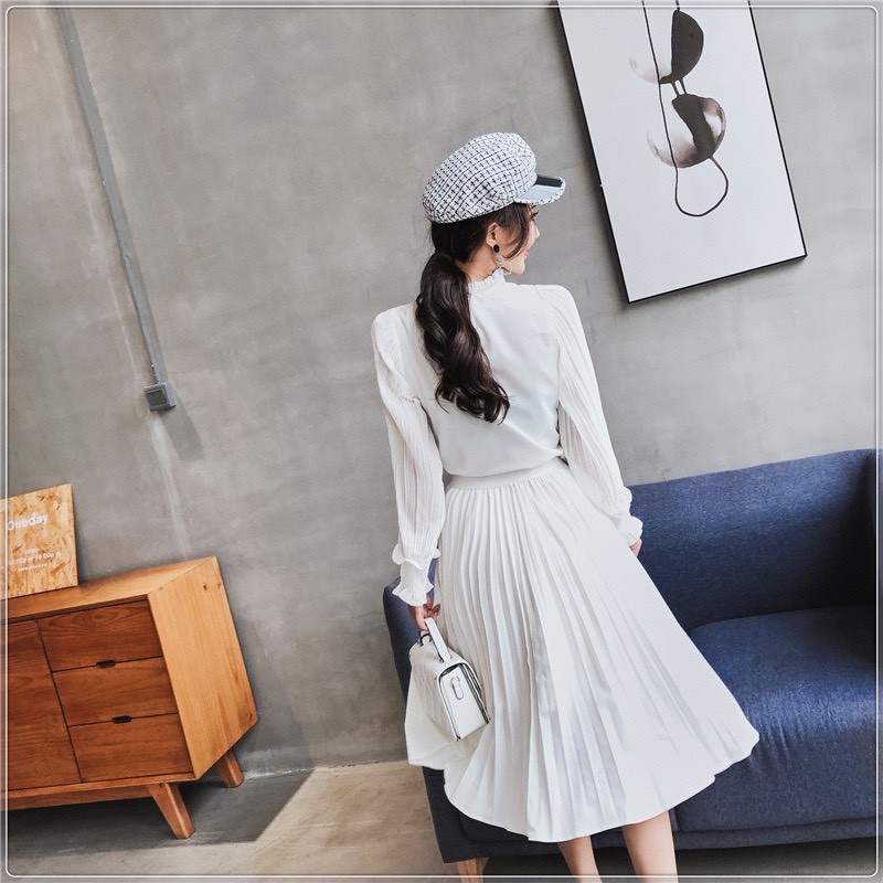 Chân Váy Trắng Xếp Ly Dài Loại 3 Hàng Vn Xuất Xưởng Freeship,Váy Xếp Li Dáng Dài Nhiều Màu Hàng Giá Rẻ Siêu Xinh | BigBuy360 - bigbuy360.vn