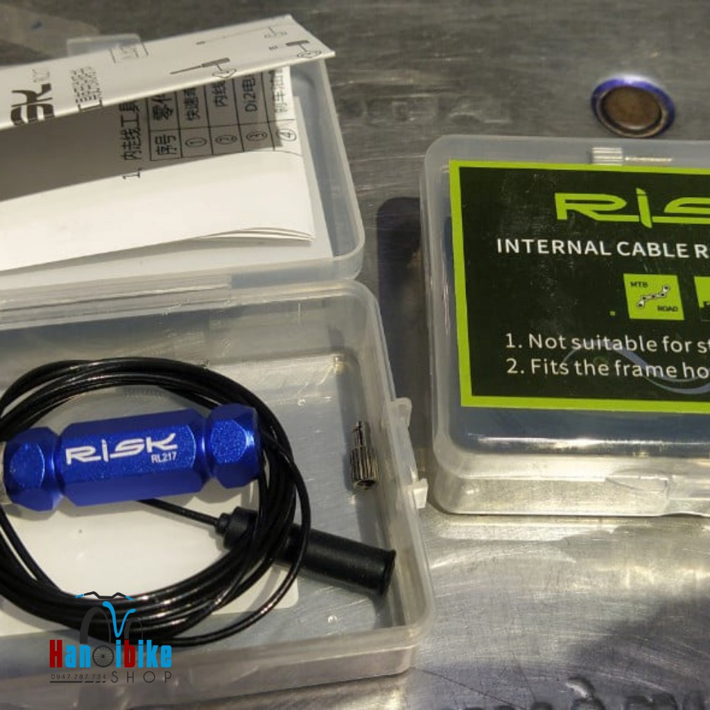 Bộ dây dẫn luồn khung xe đạp có nam châm RISK