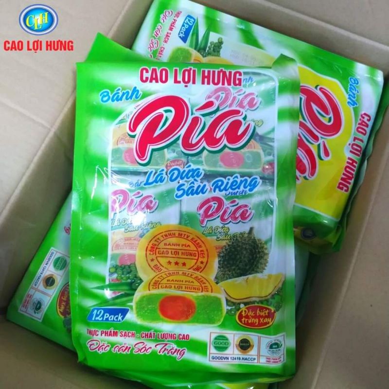 BÁNH PÍA SẦU RIÊNG CAO LỢI HƯNG BỊCH TO 12 cái nặng 1.2kg