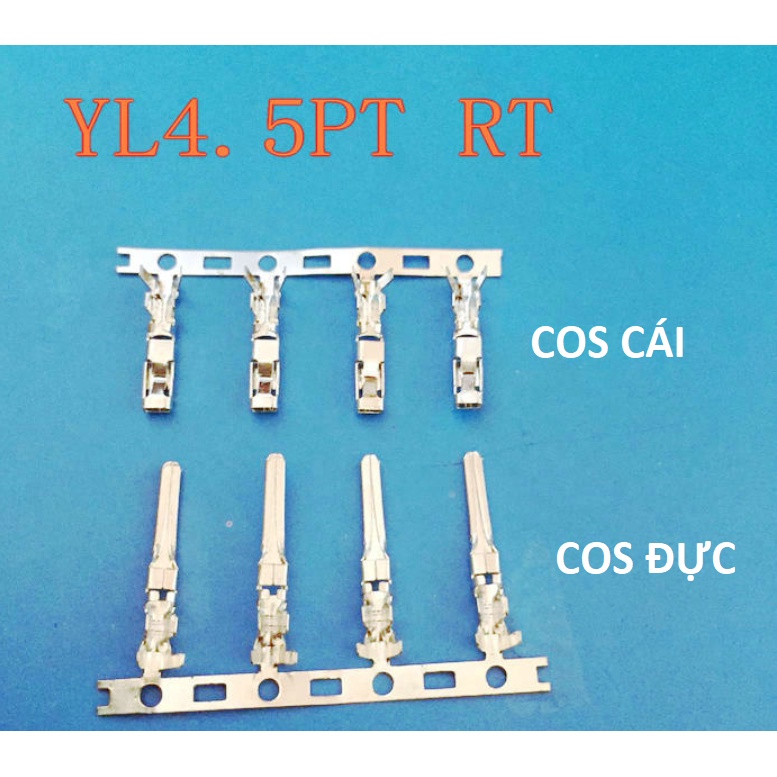 KO DÂY-CÓ DÂY- Đầu nối YL 4.5mm 2P-6P (cos 2mm) (đã kèm cos)