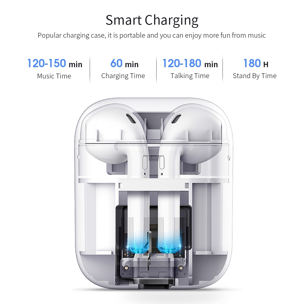 Tai nghe bluetooth không dây thể thao i12 TWS cho Iphone/Android