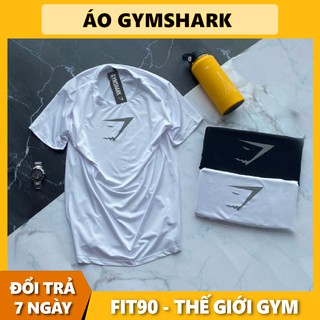 Áo thun cao cấp Gymshark logo phản quang - Áo thun tập gym chất poly dày xuất dư xịn - Fit 90: chuyên đồ tập